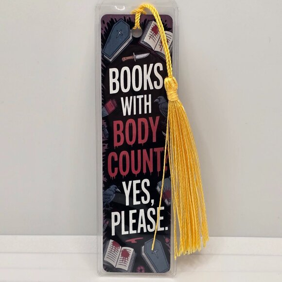 3 Horror Book Themed Bookmarks - Picture 3 of 3